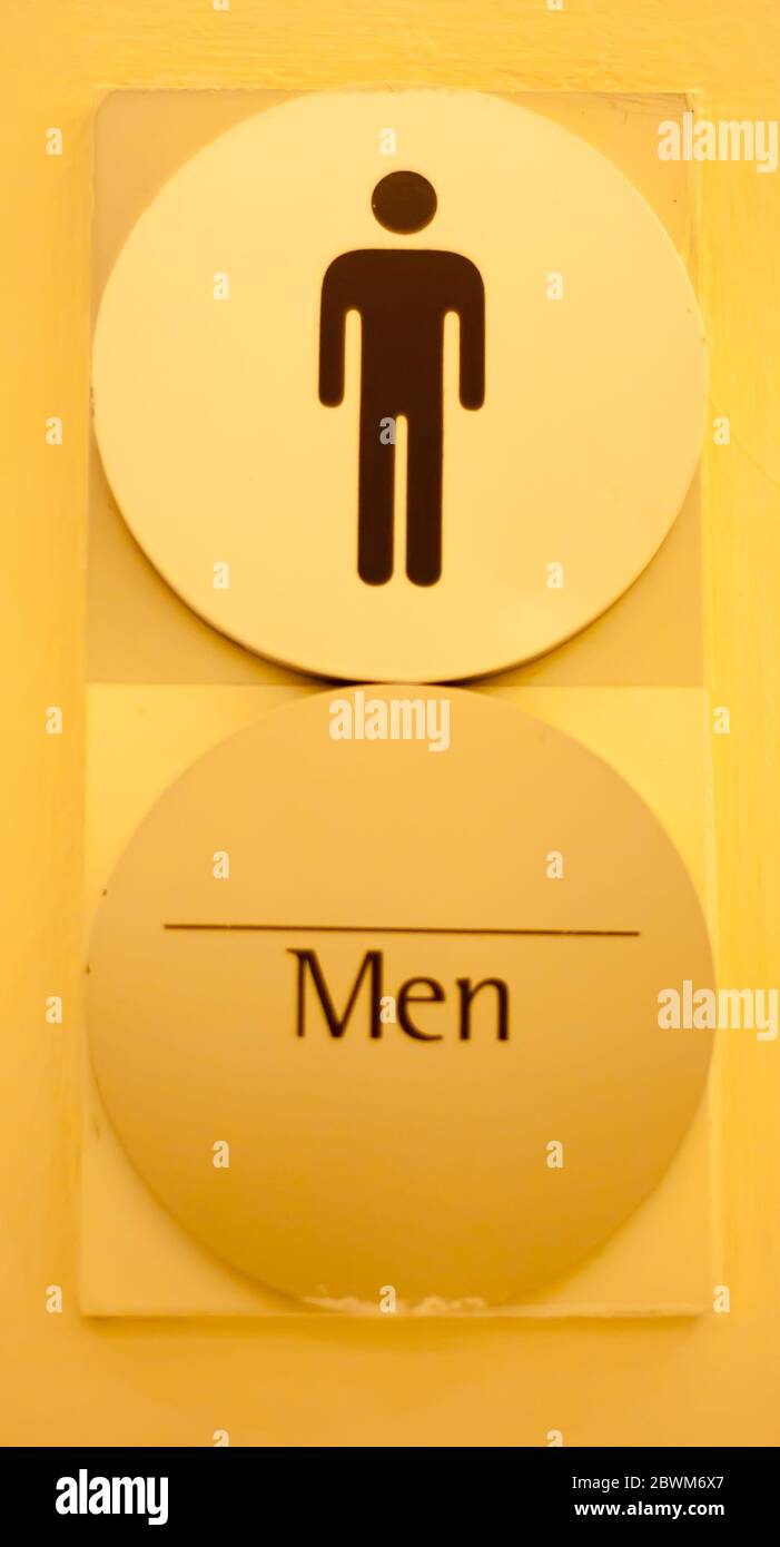Male toilet symbol Stock Photo Alamy