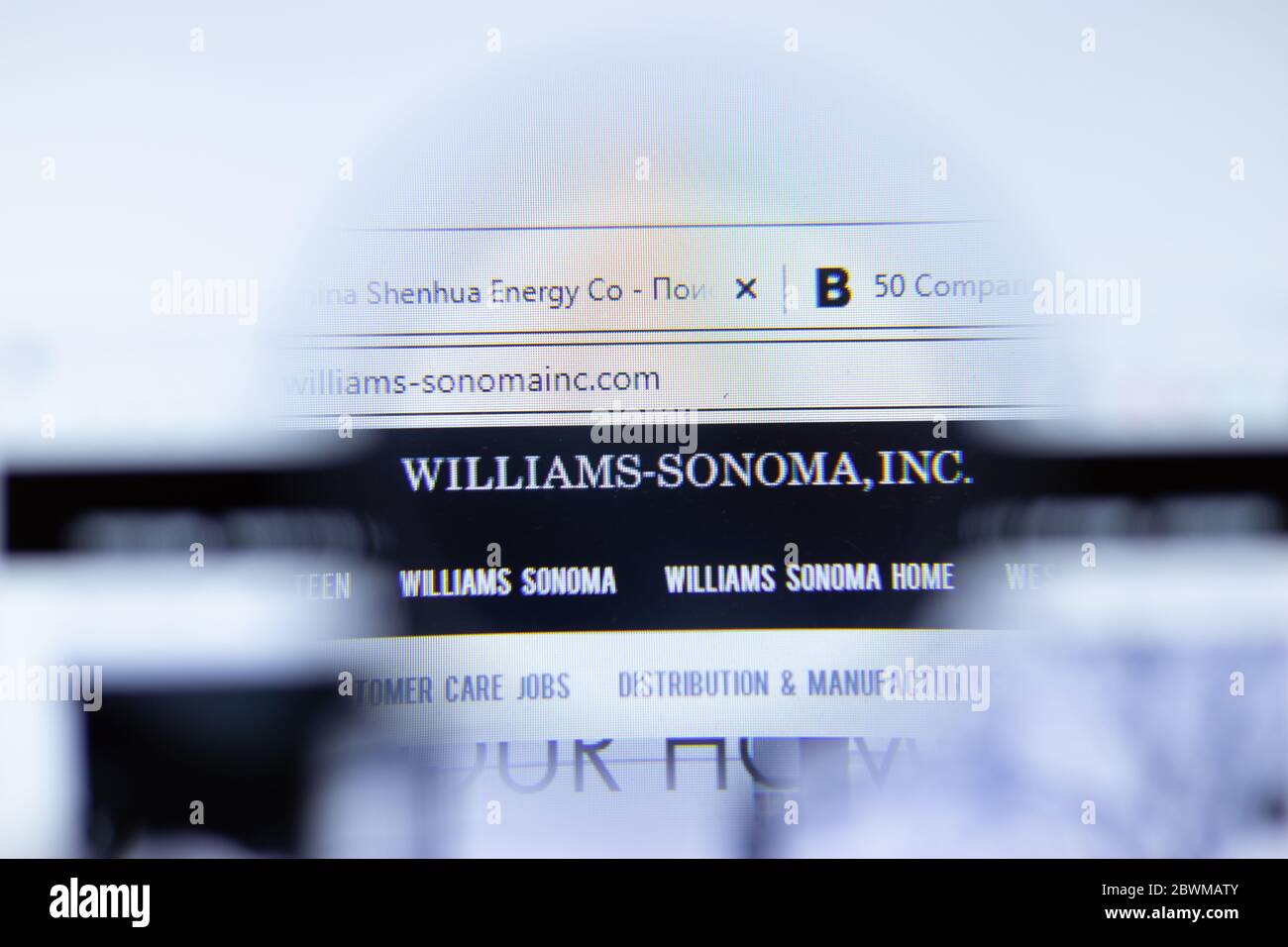 Moscow Russia 1 June 2020 Williams Sonomainc Com Website Page Williams Sonoma Inc Wsi Logo On Display Screen Illustrative Editorial Stock Photo Alamy