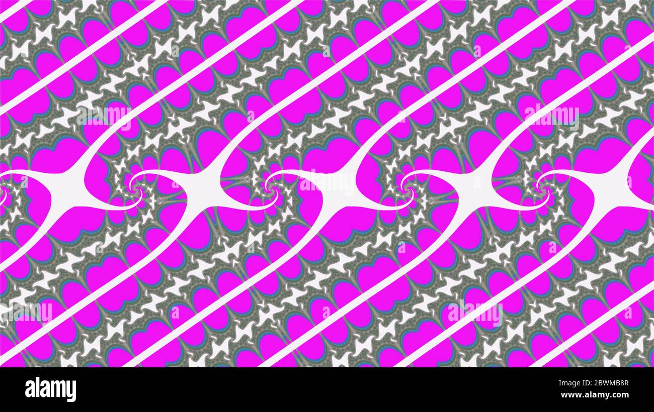 Ornate geometric wide pattern and artfully abstract multicolored ...