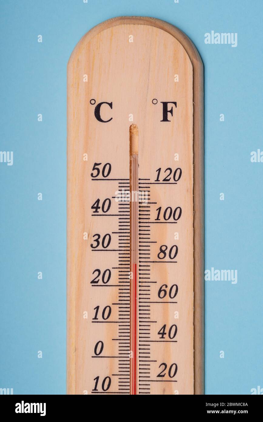 Wooden Celsius And Fahrenheit Scale Thermometer For Measuring Air  Temperature Thermometer Isolated On White Background Air Temperature Minus  25 Degrees Celsius Stock Photo - Download Image Now - iStock