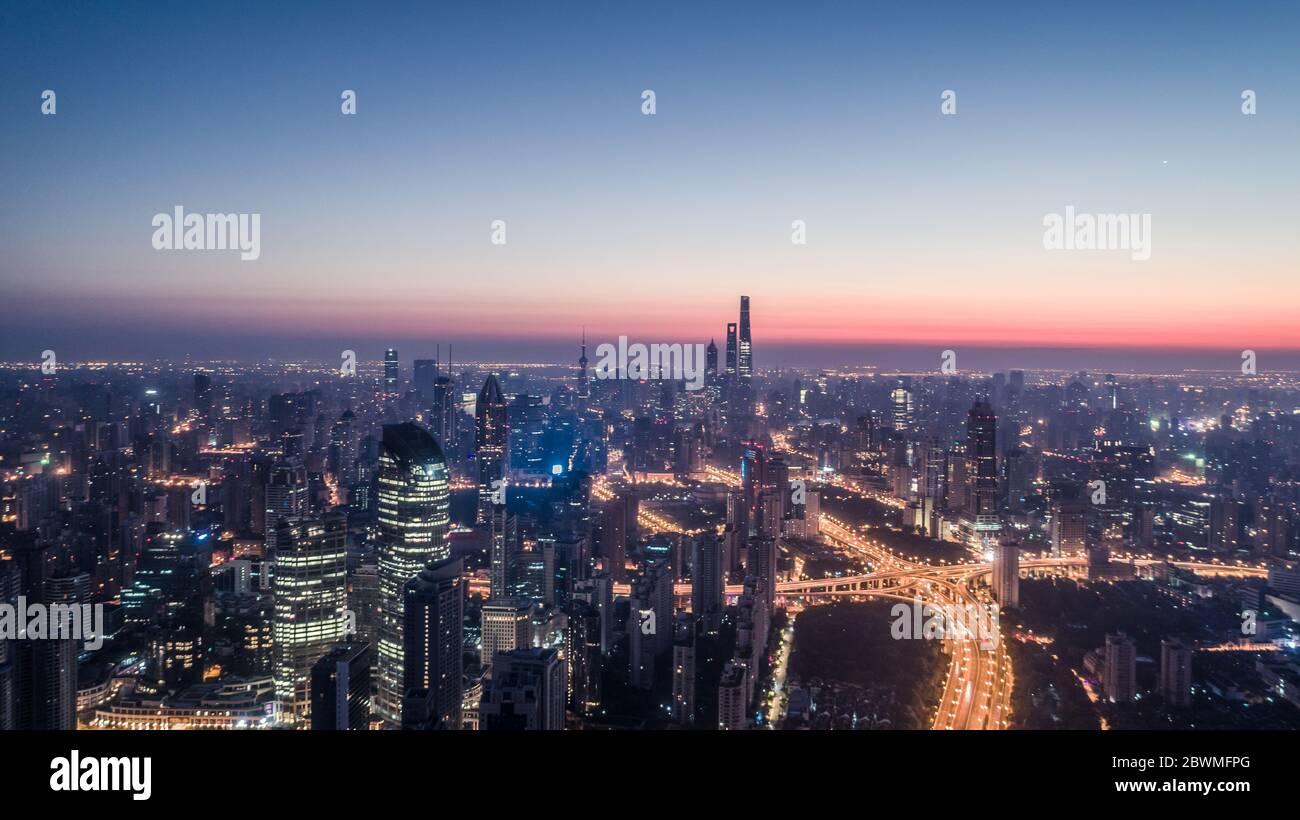 Night time traffic in shanghai hi-res stock photography and images - Alamy