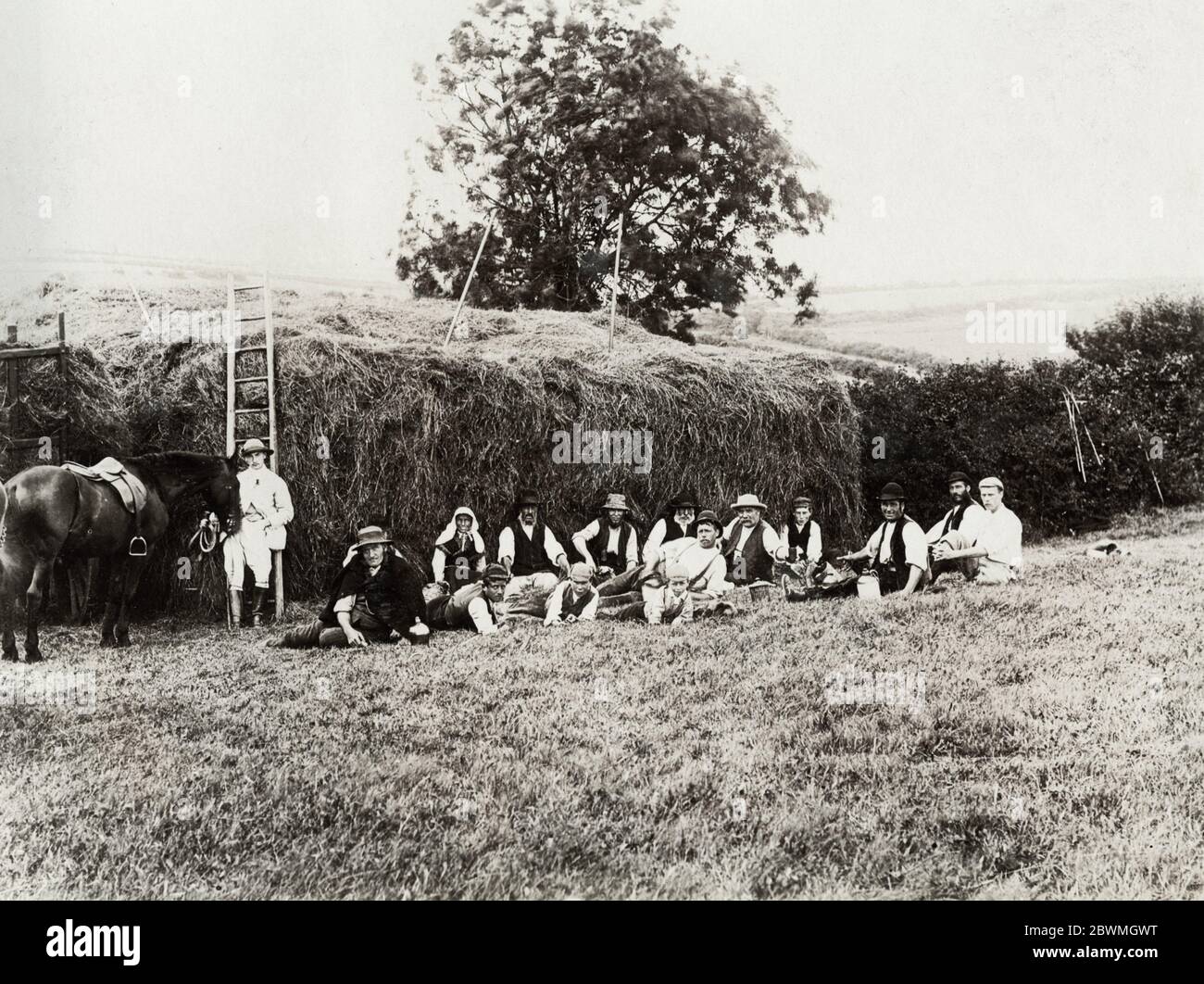 Farm workers 19th century hi-res stock photography and images - Alamy