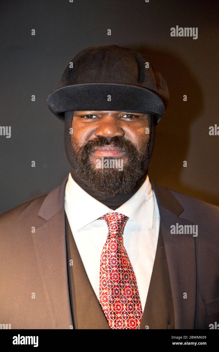 GREGORY PORTER JAZZ SINGER Stock Photo