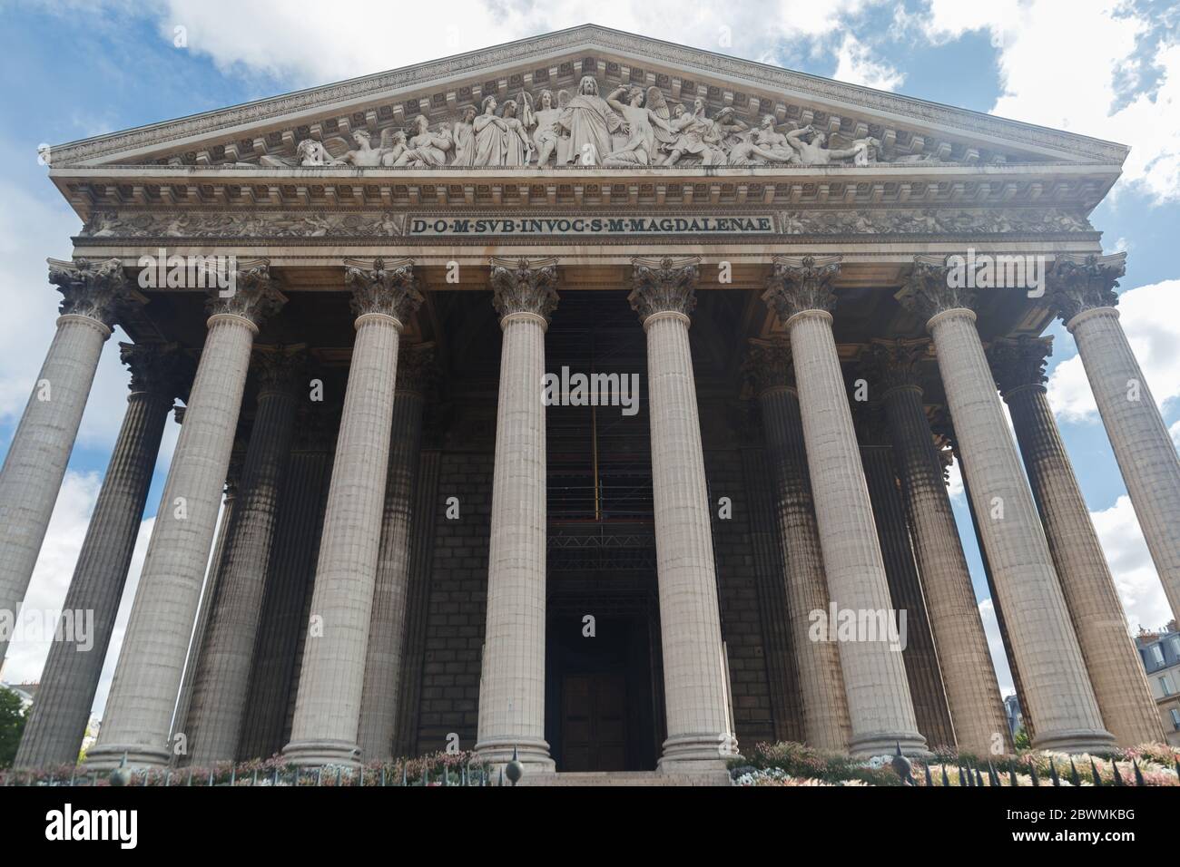 Magdalenae church pillar in Paris, France Stock Photo