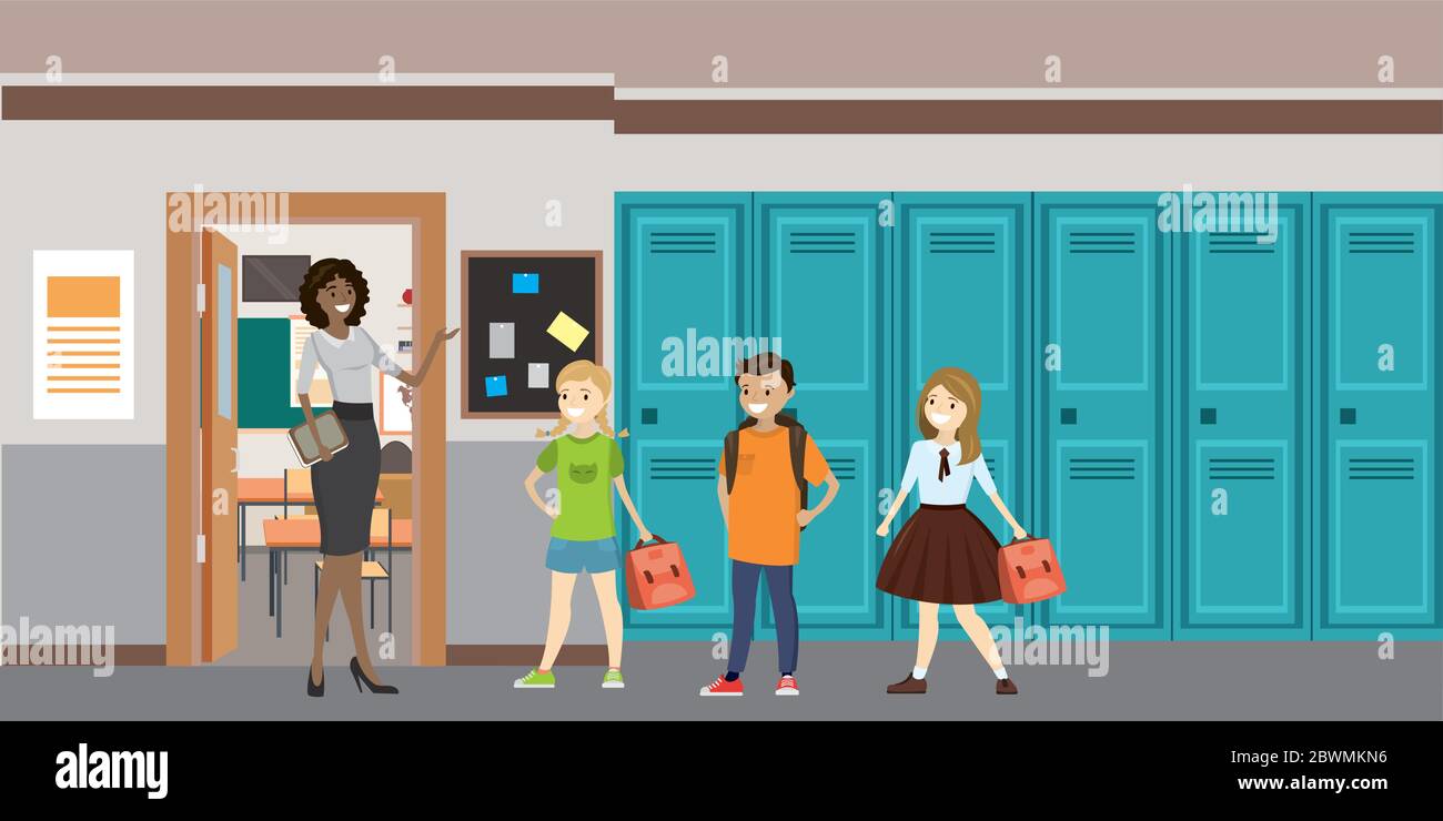 Hall monitor school Stock Vector Images Alamy