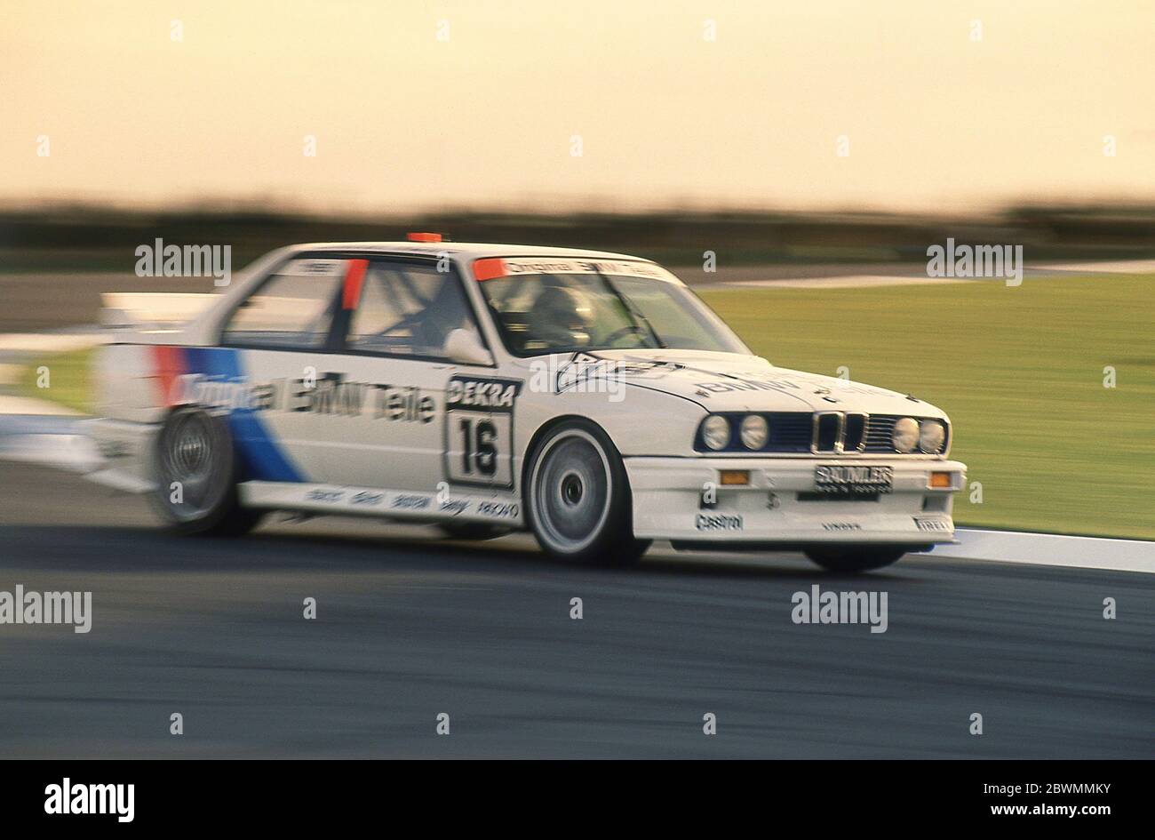 1991 BWM at the DTM races at Donnington Park UK Stock Photo