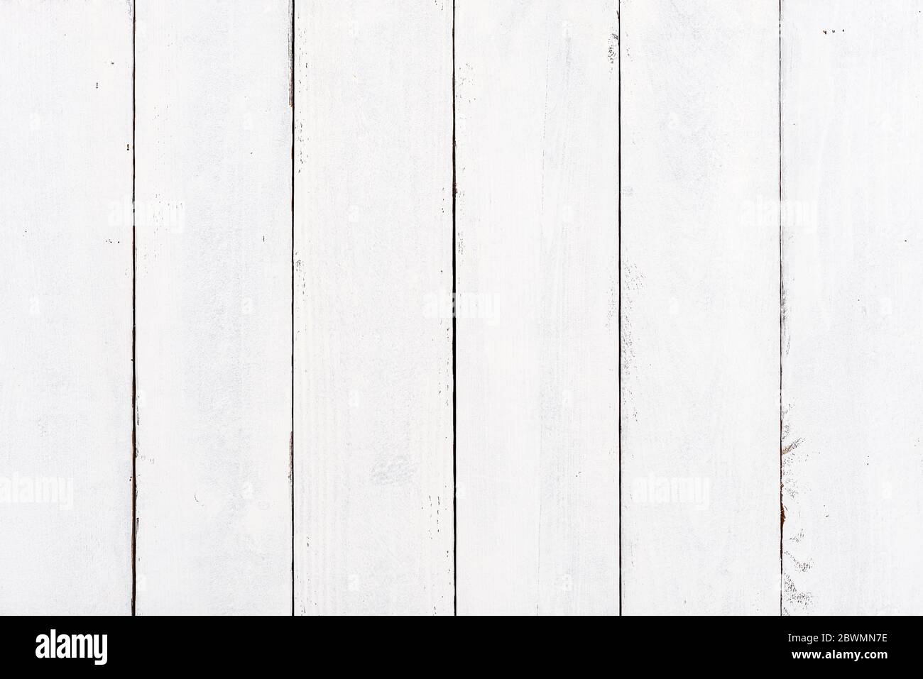 White wood texture background, wooden table top view Stock Photo