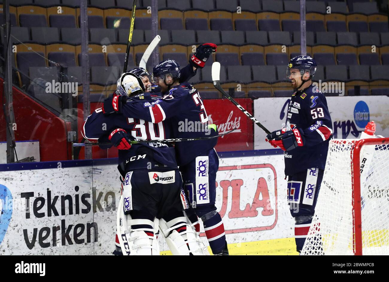 Linköping HC vs. Karlskrona HK , Swedish Hockey League, in Saab arena,  Linköping, Sweden. In the picture: No. 12 Sebastian Karlsson, Linköping HC  Stock Photo - Alamy