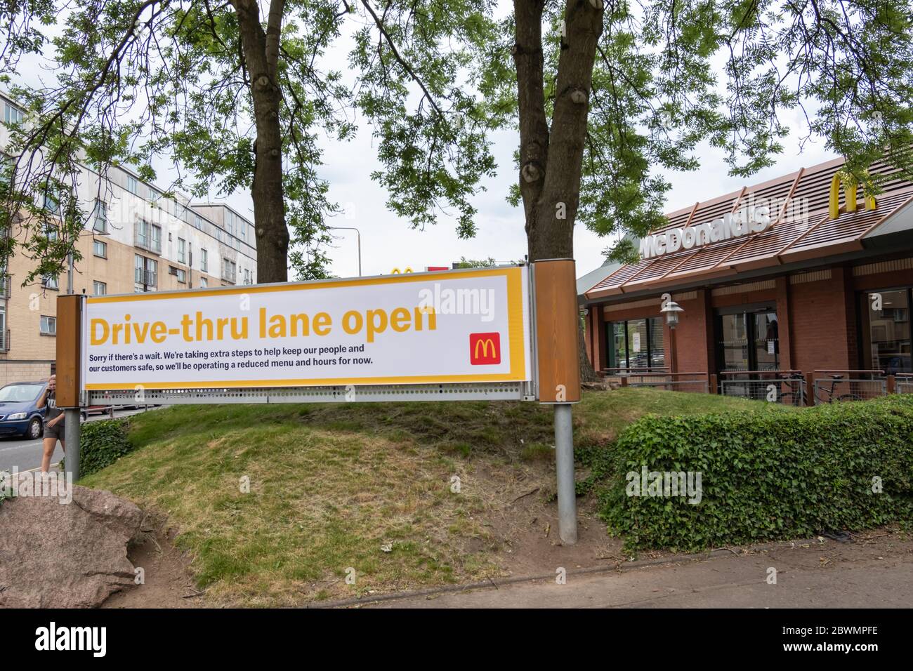 Glasgow, Scotland, UK. 2nd June, 2020. The Pollokshaws branch of