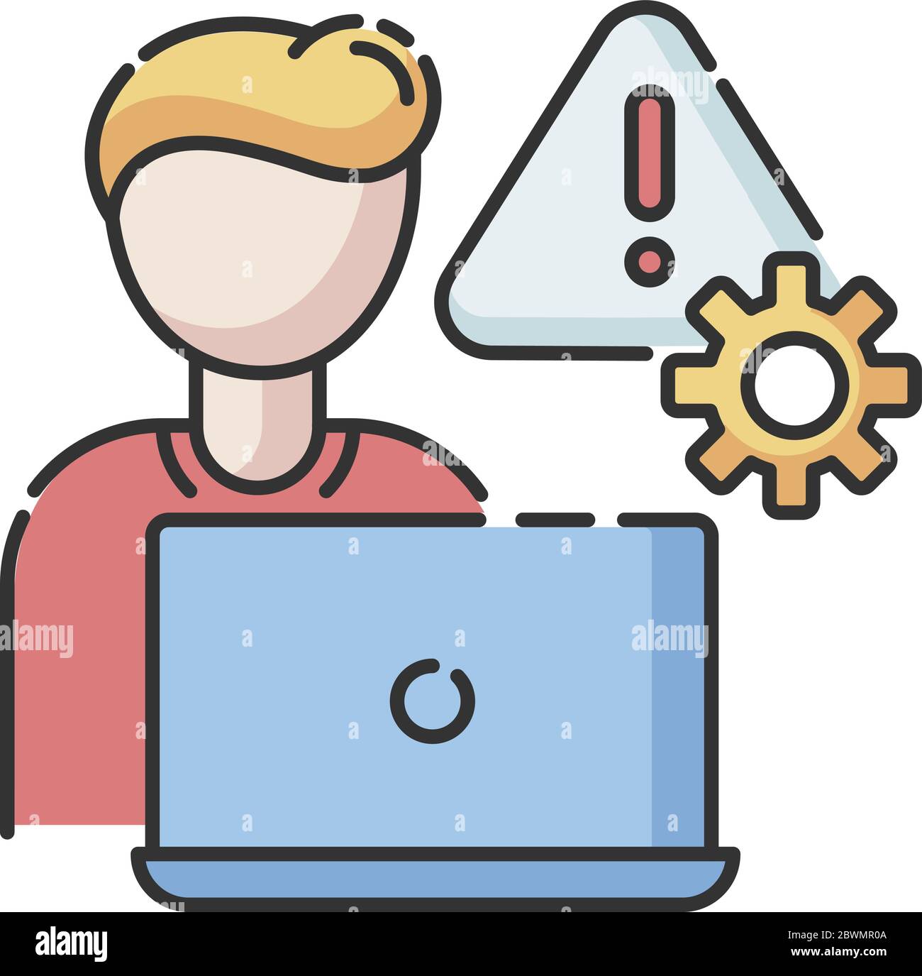 Crisis management RGB color icon Stock Vector Image & Art - Alamy