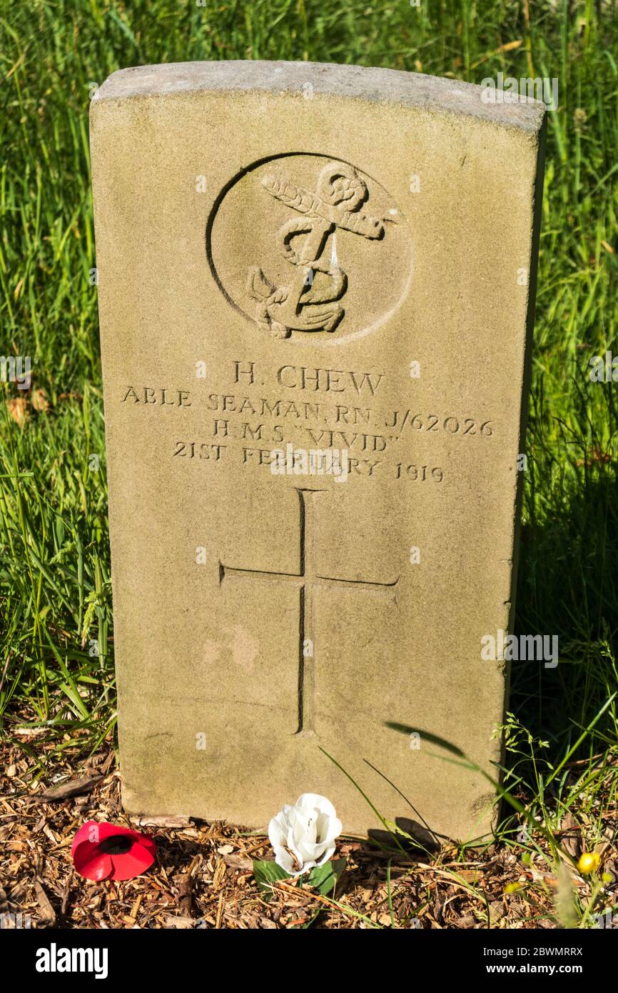 Commonwealth war grave, Blackburn cemetery Stock Photo Alamy