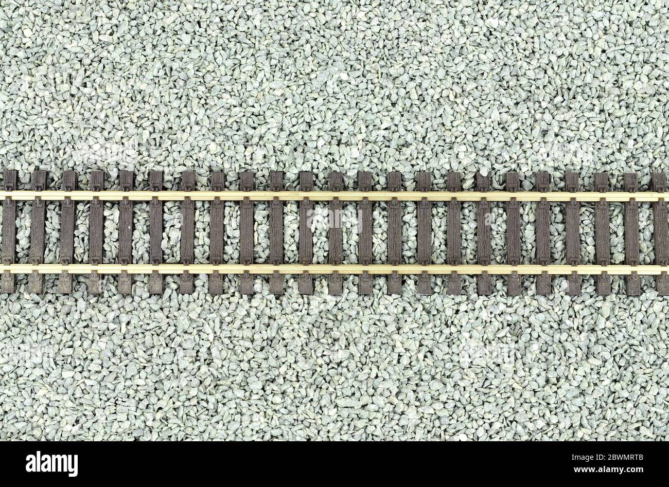 Fine grey gravel background used as track ballast for model railways