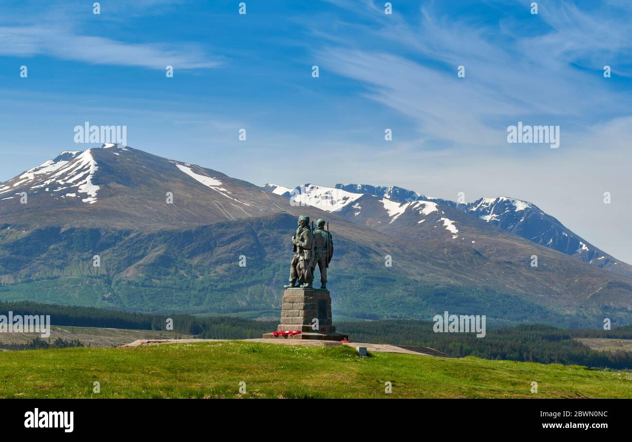 COMMANDO MEMORIAL SPEAN BRIDGE FORT WILLIAM SCOTLAND DESIGNED BY SCOTT
