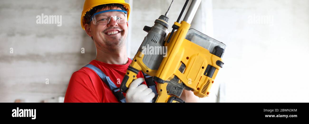 Man in special uniform Stock Photo