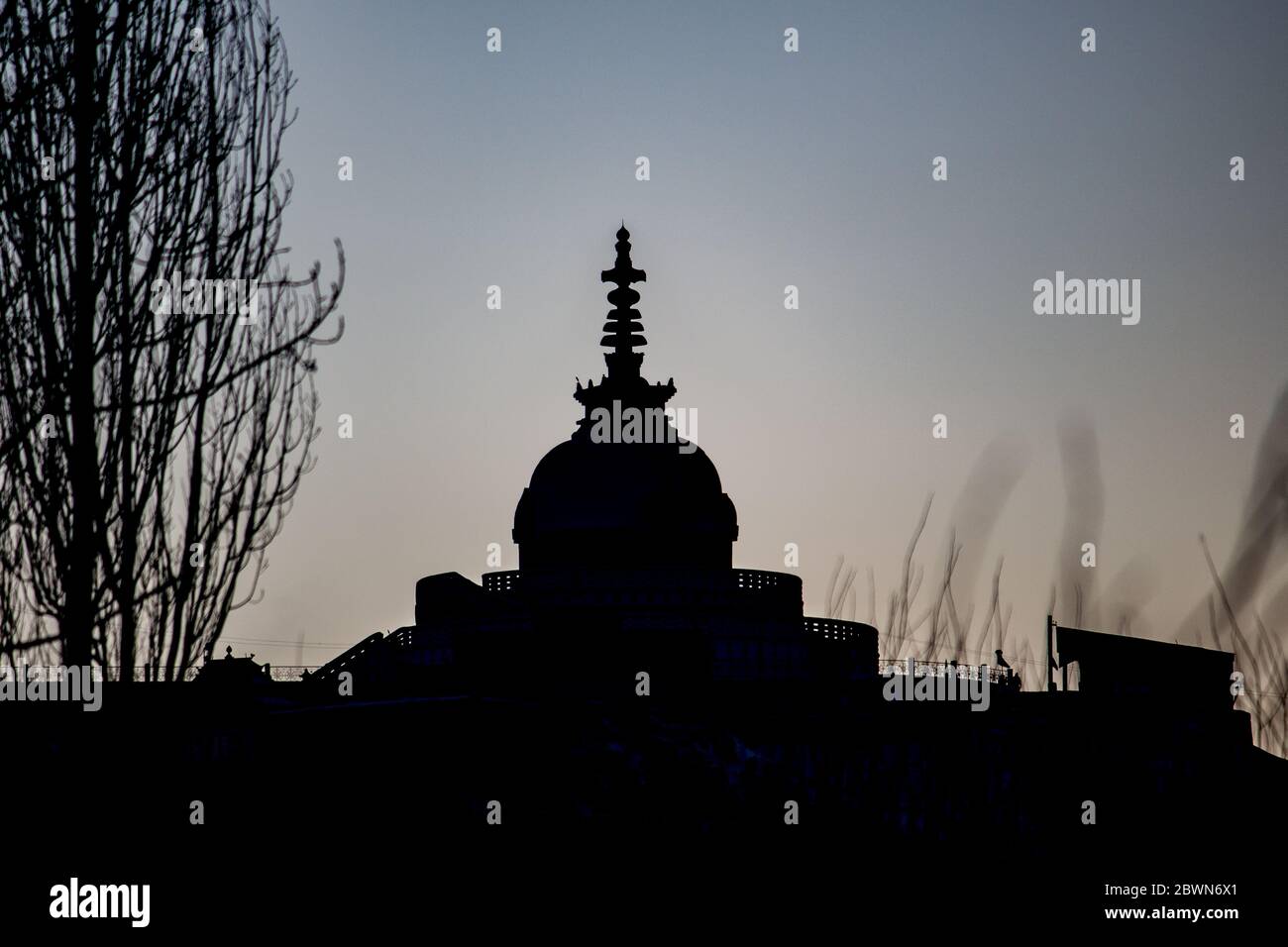 Shanti Stupa is one of the ancient and oldest stupas located in Leh city, Ladakh, Jammu