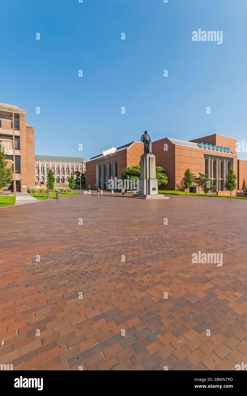 View of Meany Hall of the Performing Arts in the University District