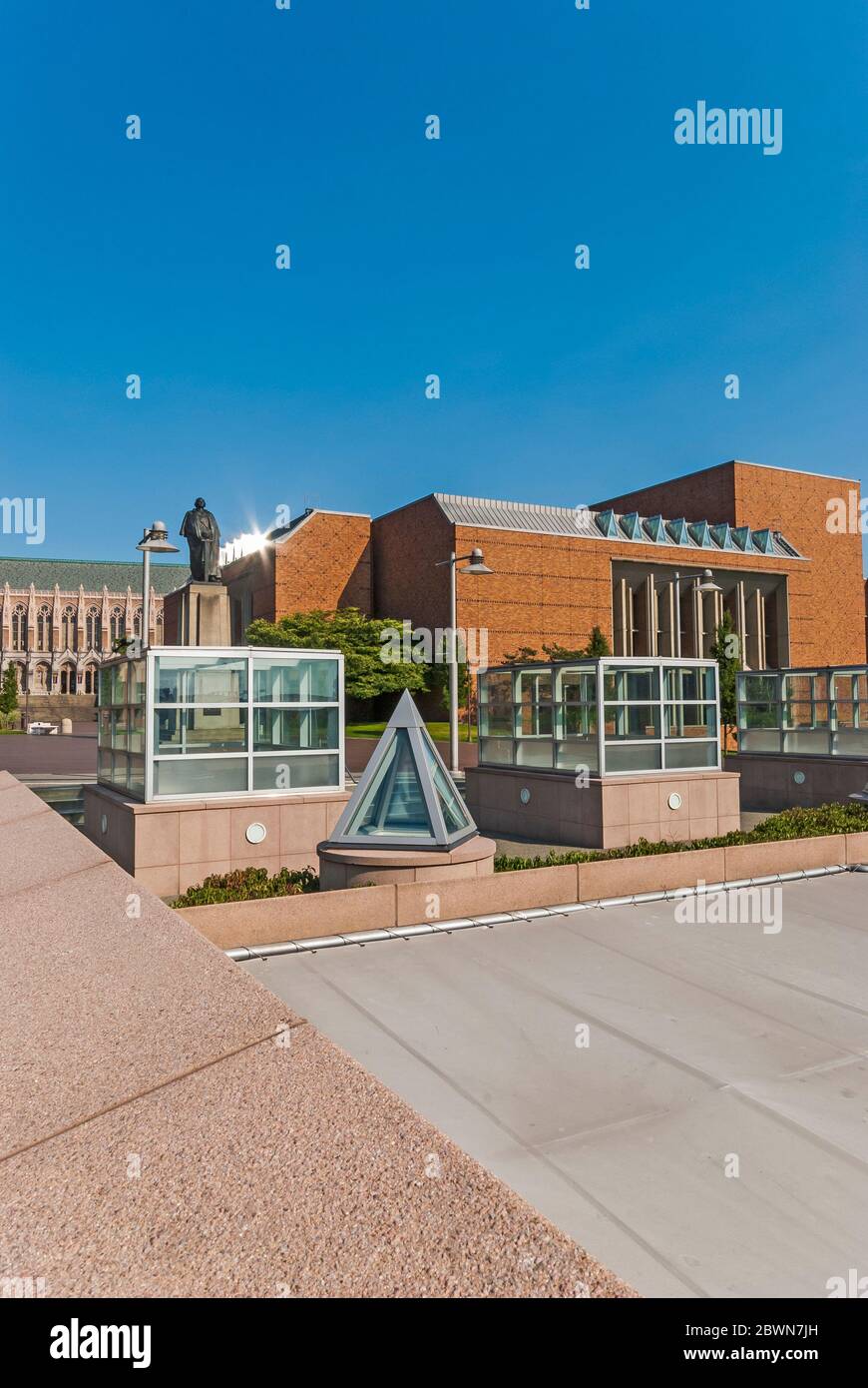 View of Meany Hall of the Performing Arts in the University District