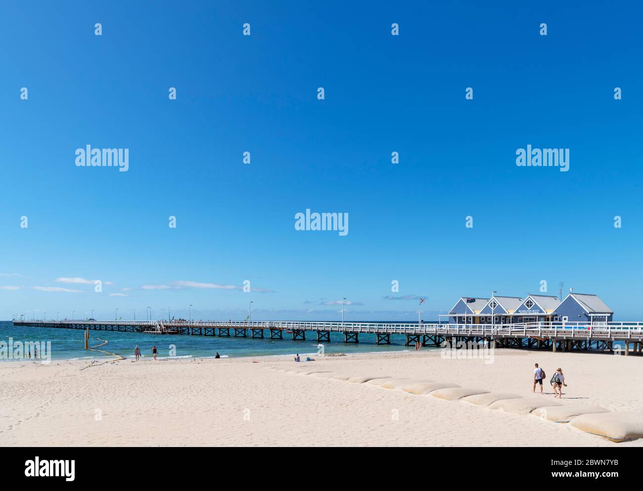 Busselton Jetty, Busselton, Western Australia, Australia Stock Photo