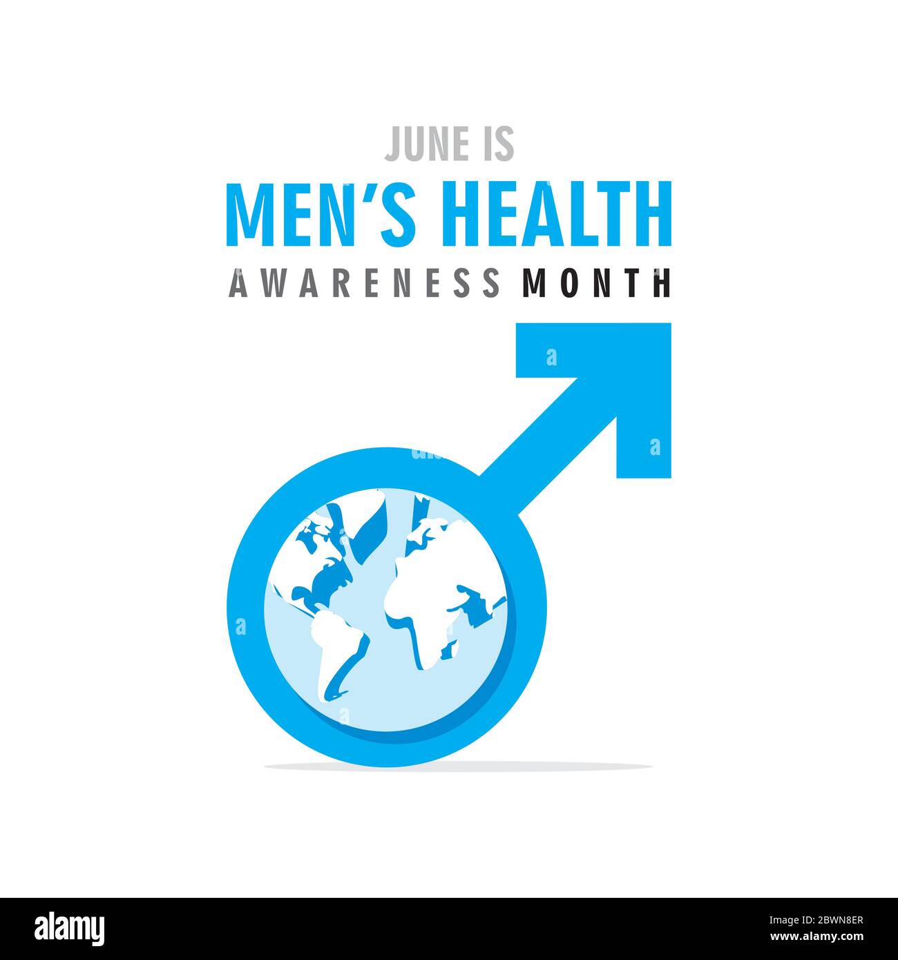 national men's health awareness month celebrate in june, poster or