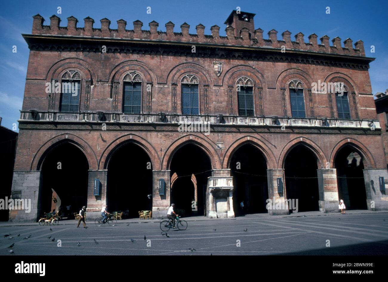 Town Hall Palace in Cremona, Italy pictured in 1979 Stock Photo