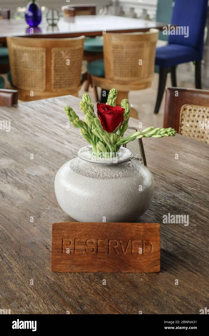 Reserved sign hi-res stock photography and images - Alamy