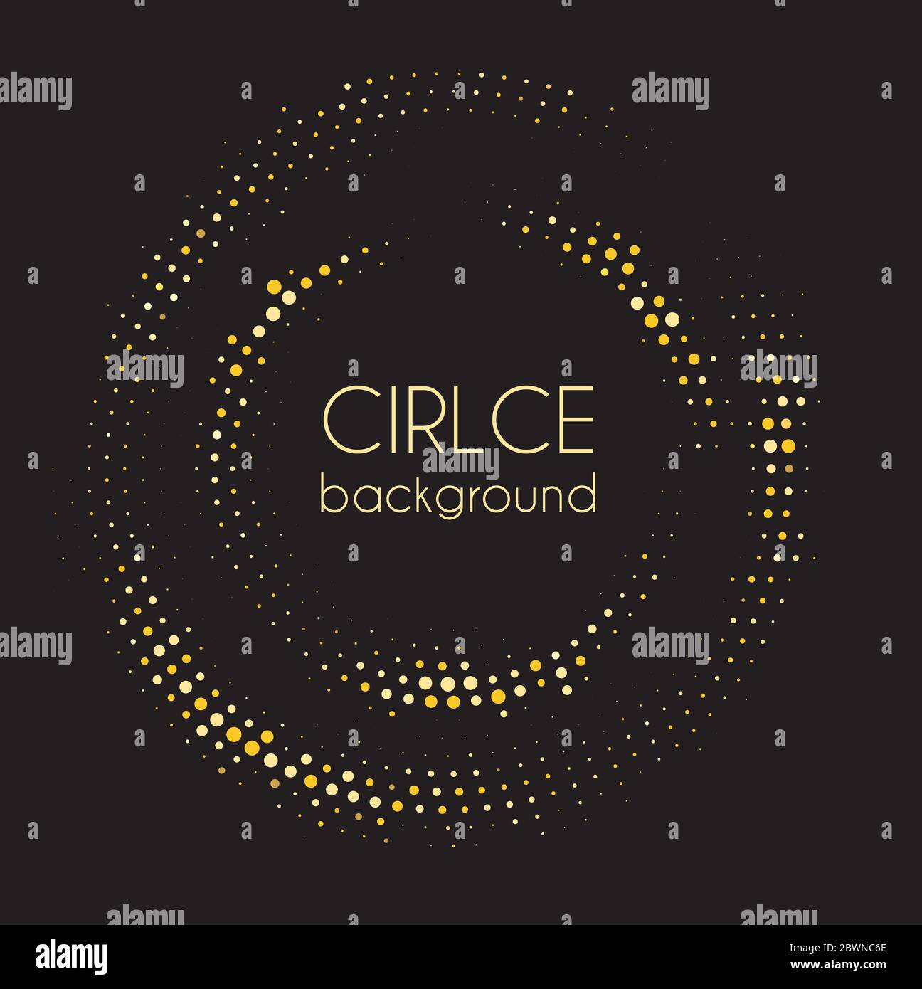 Abstract Circle Dot Background. Vector Illustration Stock Vector Image ...