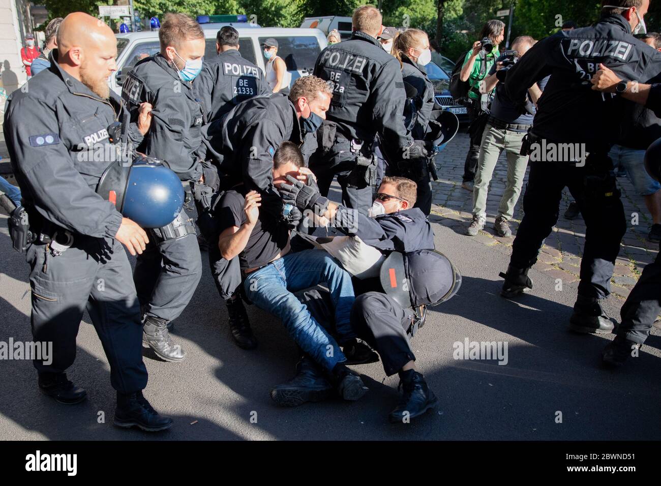 демонстрации в германии