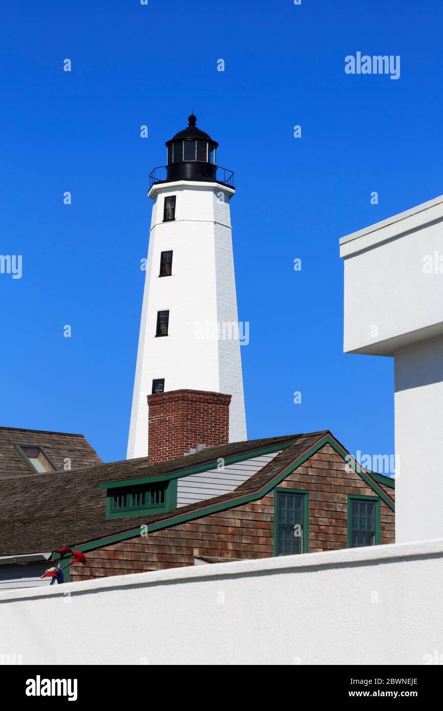 New London Harbor Lighthouse, New London, Connecticut, USA Stock Photo