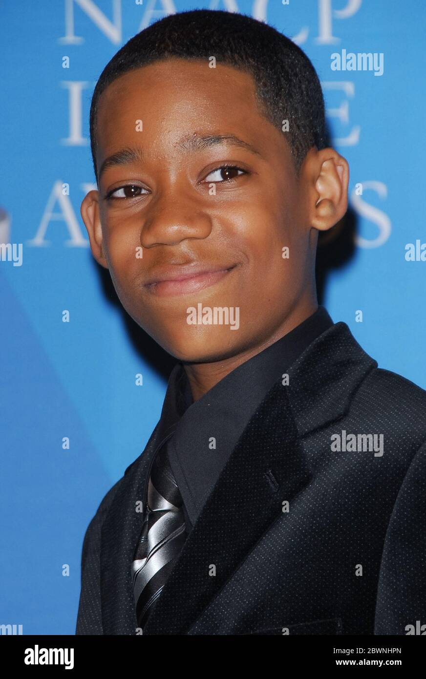 Tyler James Williams at the 38th Annual NAACP Image Awards - Press Room ...