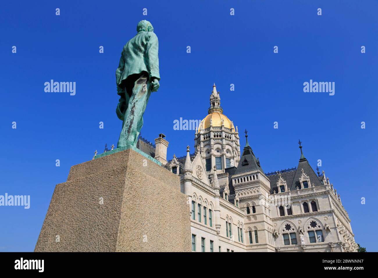 Andersonville Monument, State Capitol Building, Hartford, Connecticut, USA Stock Photo