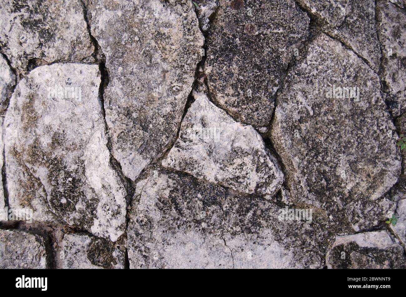 Limestone rocks background texture Stock Photo
