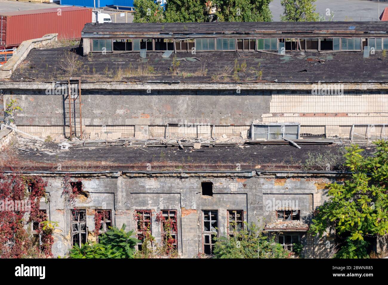 Plants abandoned building abandoned hi-res stock photography and images ...