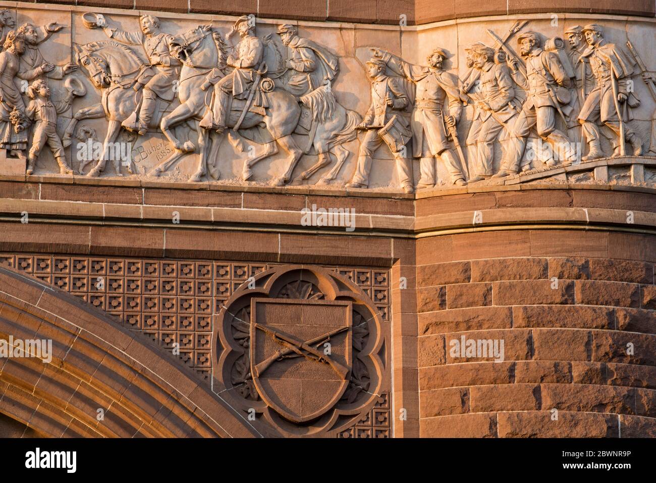 Soldiers & Sailors Memorial Arch, Hartford, Connecticut, USA Stock Photo