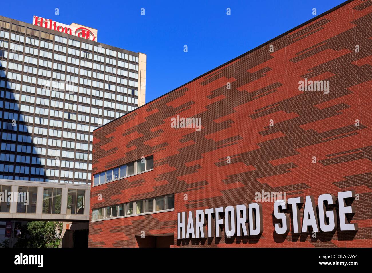 Hartford Stage Company, Hartford, Connecticut, USA Stock Photo
