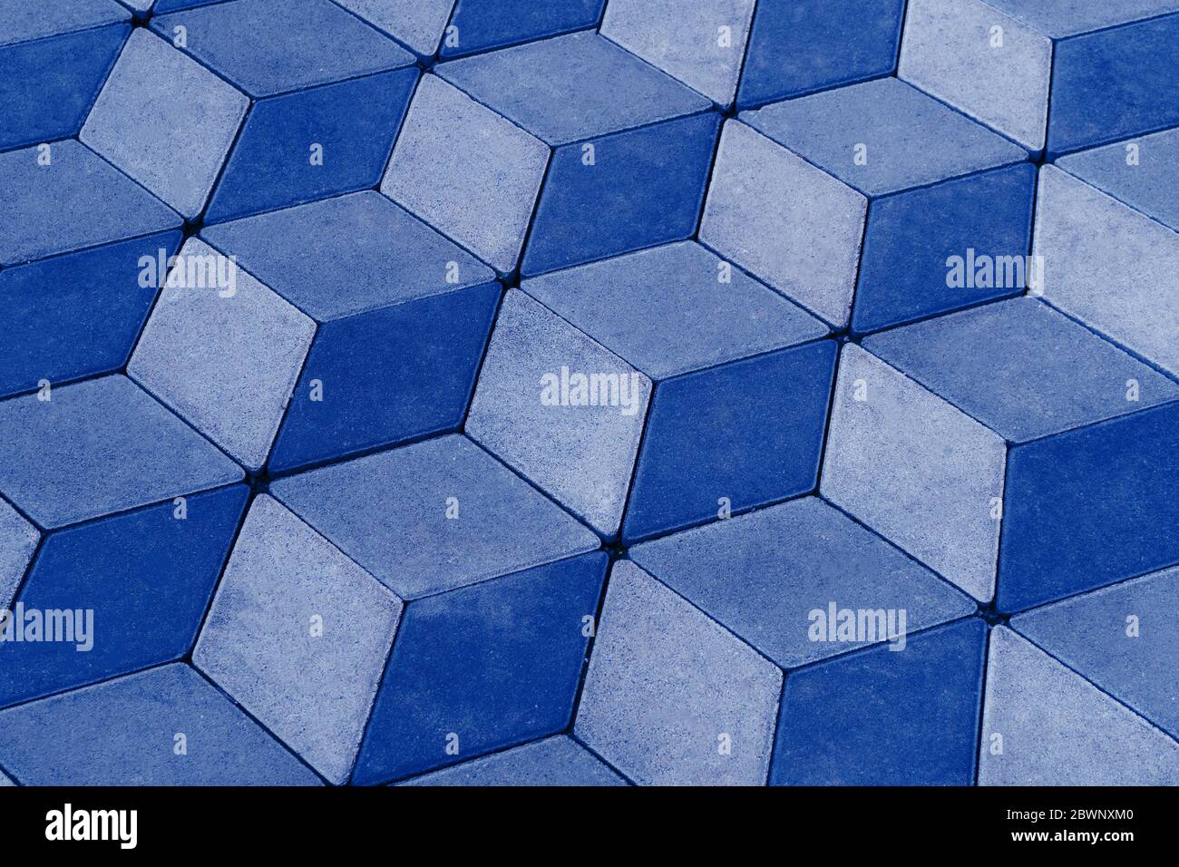 Closeup at cube seamless pattern at asphapt, Stock Photo
