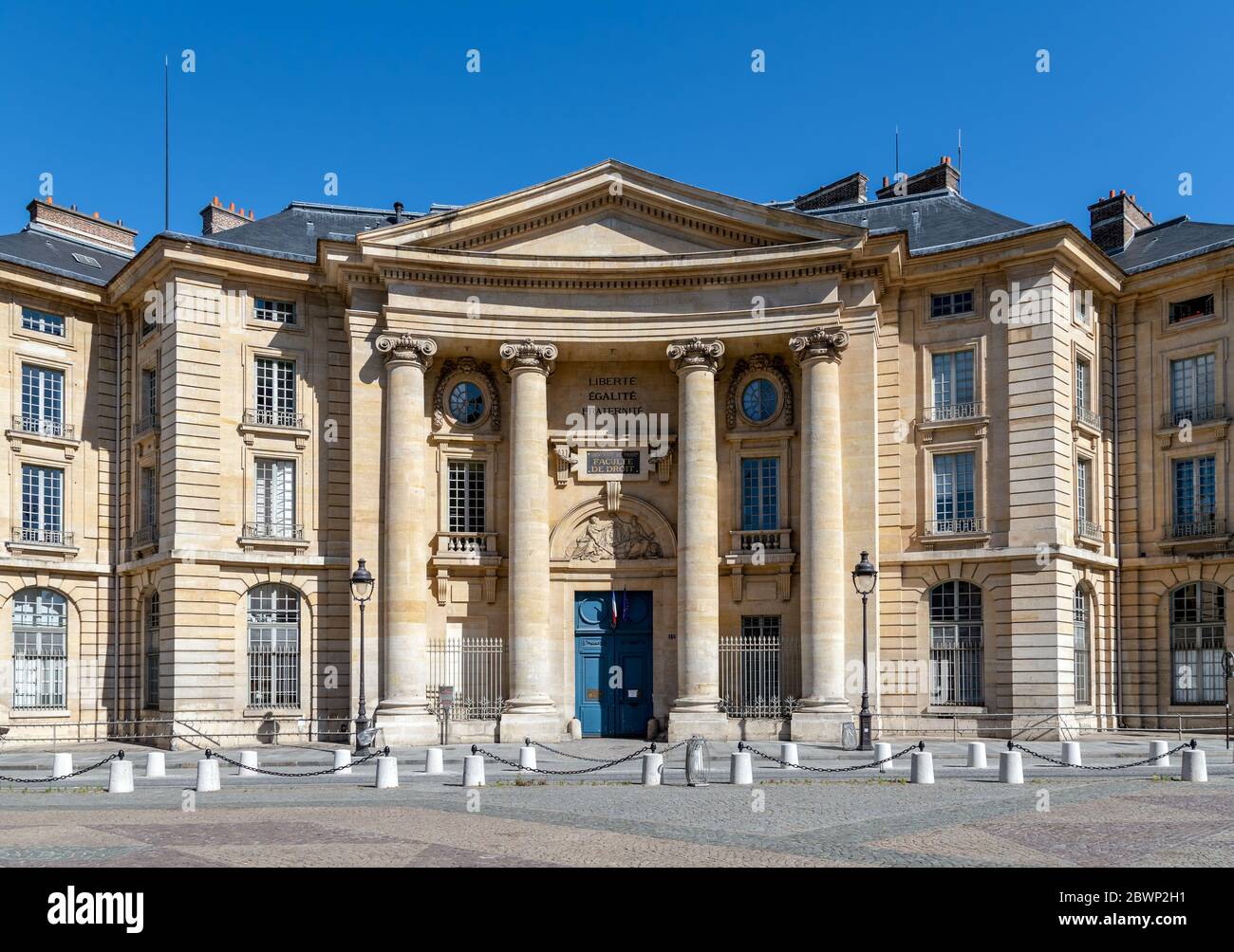 Law Faculty building of Sorbonne, University of Paris Stock Photo