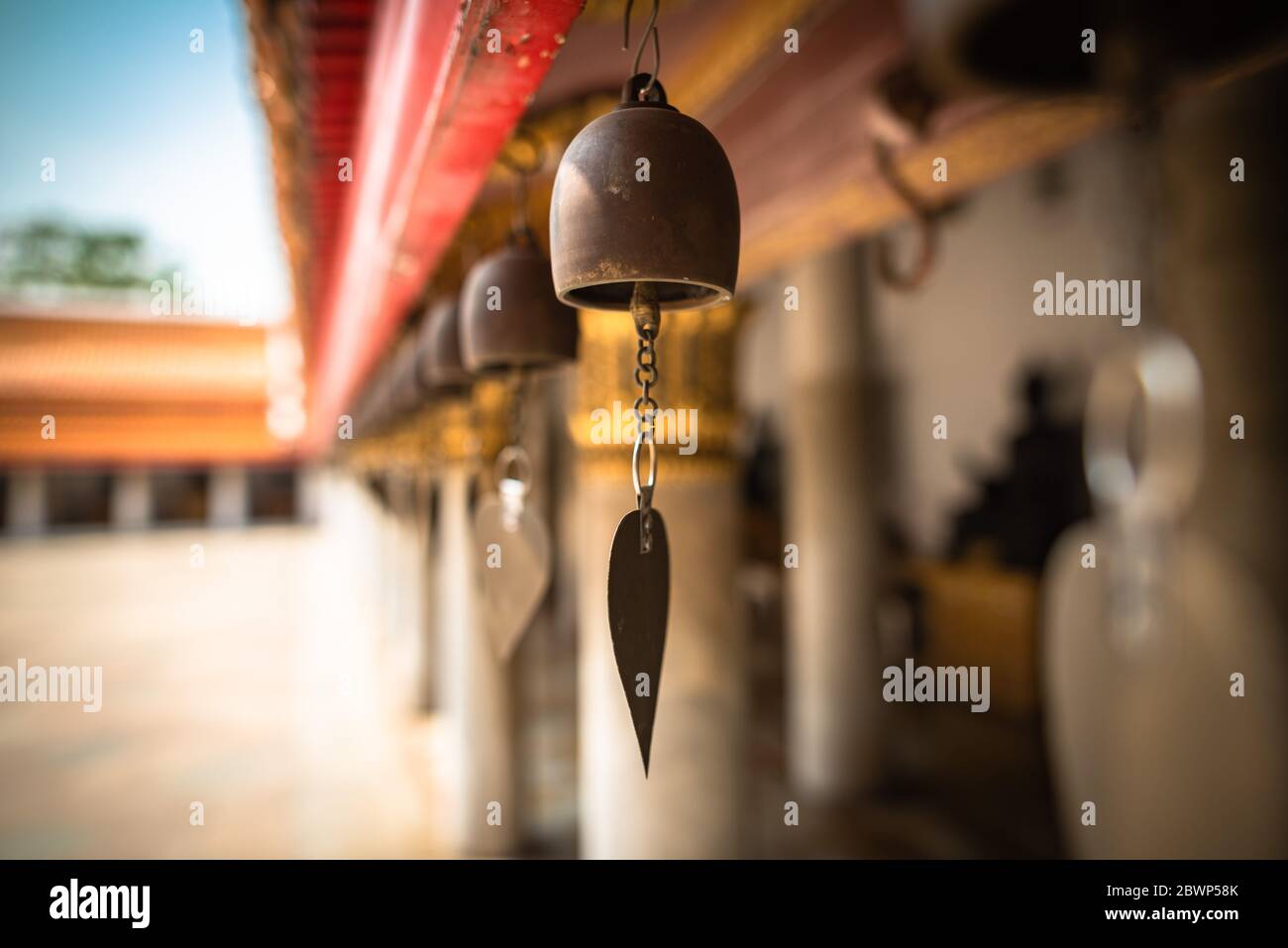 wat benchamabophit Tempel bangkok thailand Stock Photo