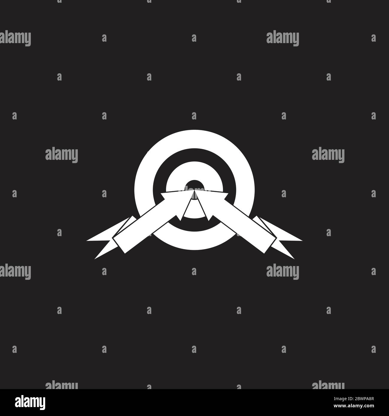 circle target motion arrows symbol logo vector Stock Vector Image & Art ...