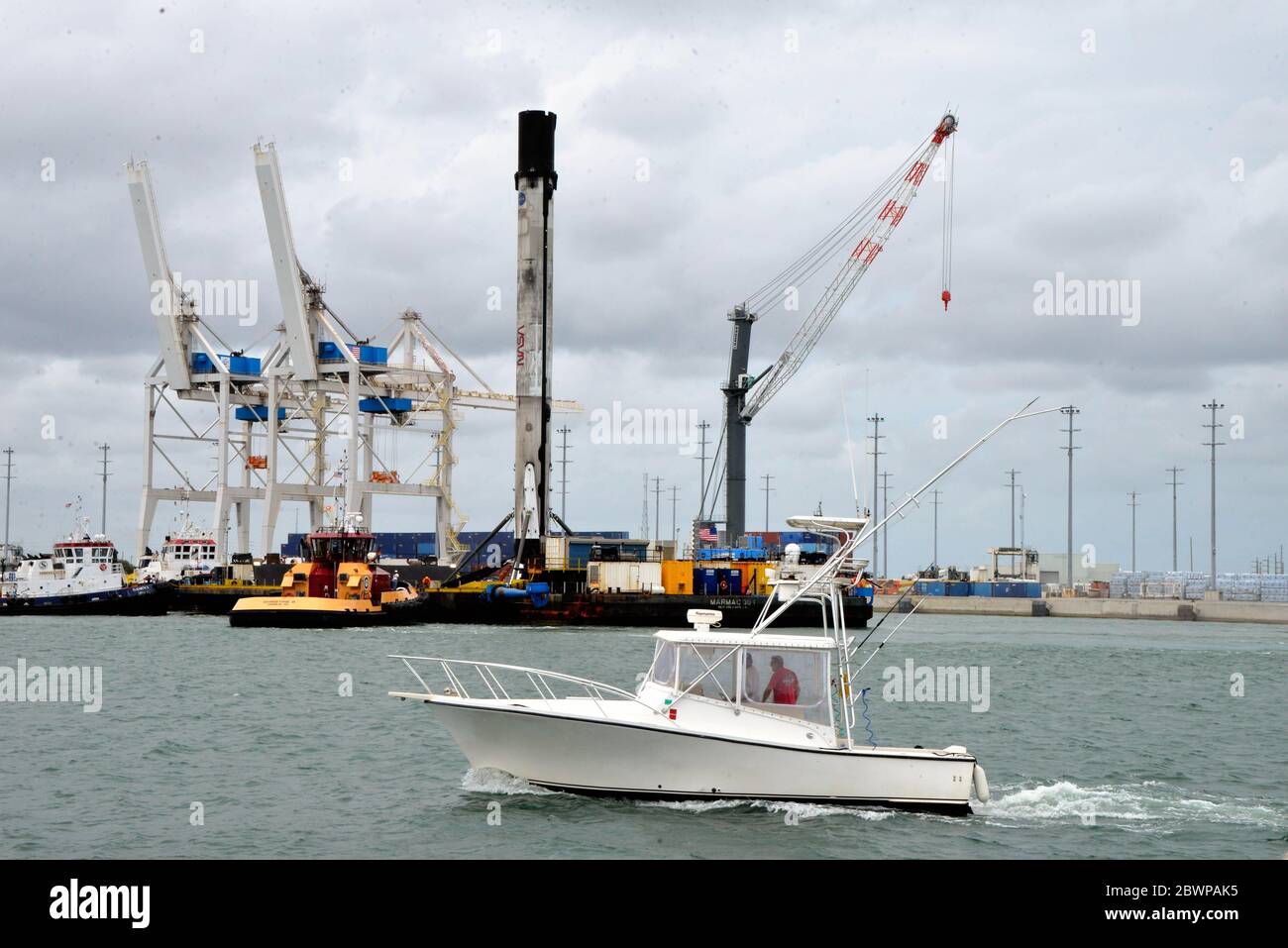 Port Canaveral Florida Usa June 2 2020 After A Successful Crew Launch From The Kennedy Space
