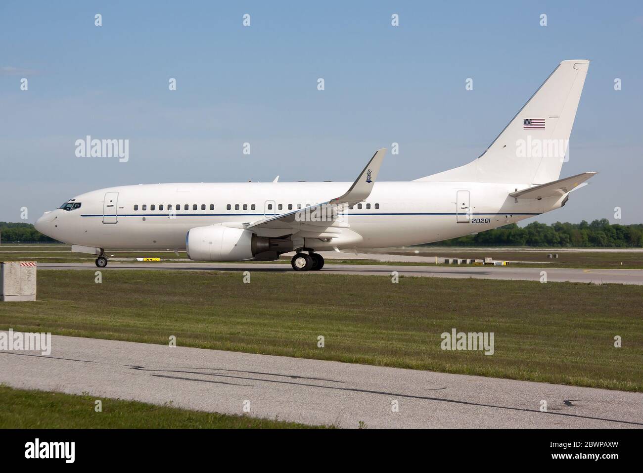 Munich, Germany. 18th May, 2012. A United States US Air Force (USAF) Boeing C-40C on the taxiway at Munich airport. Credit: Fabrizio Gandolfo/SOPA Images/ZUMA Wire/Alamy Live News Stock Photo