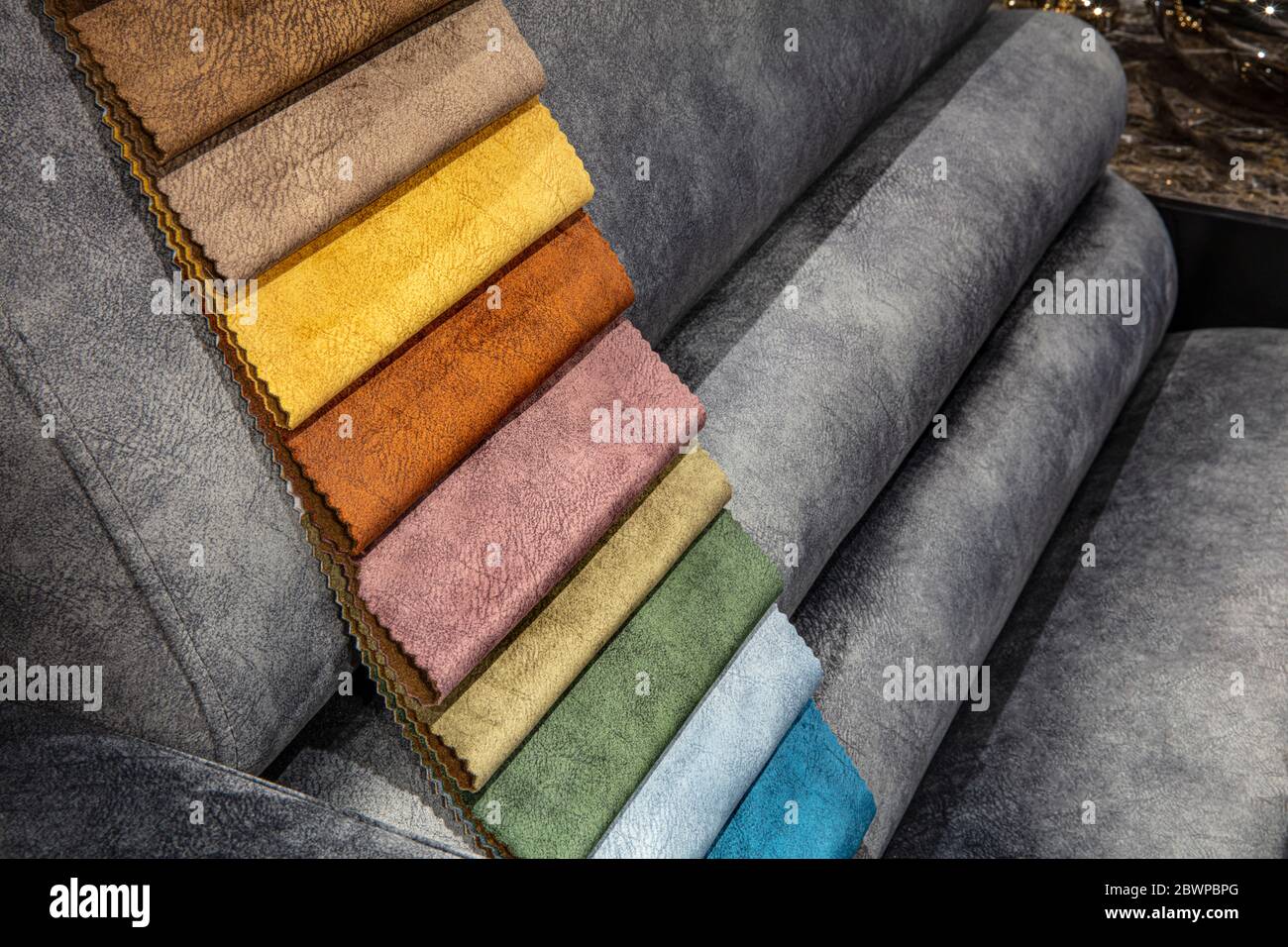 Sofa color chart. Adjustable sofa fabric solid color chart. Different