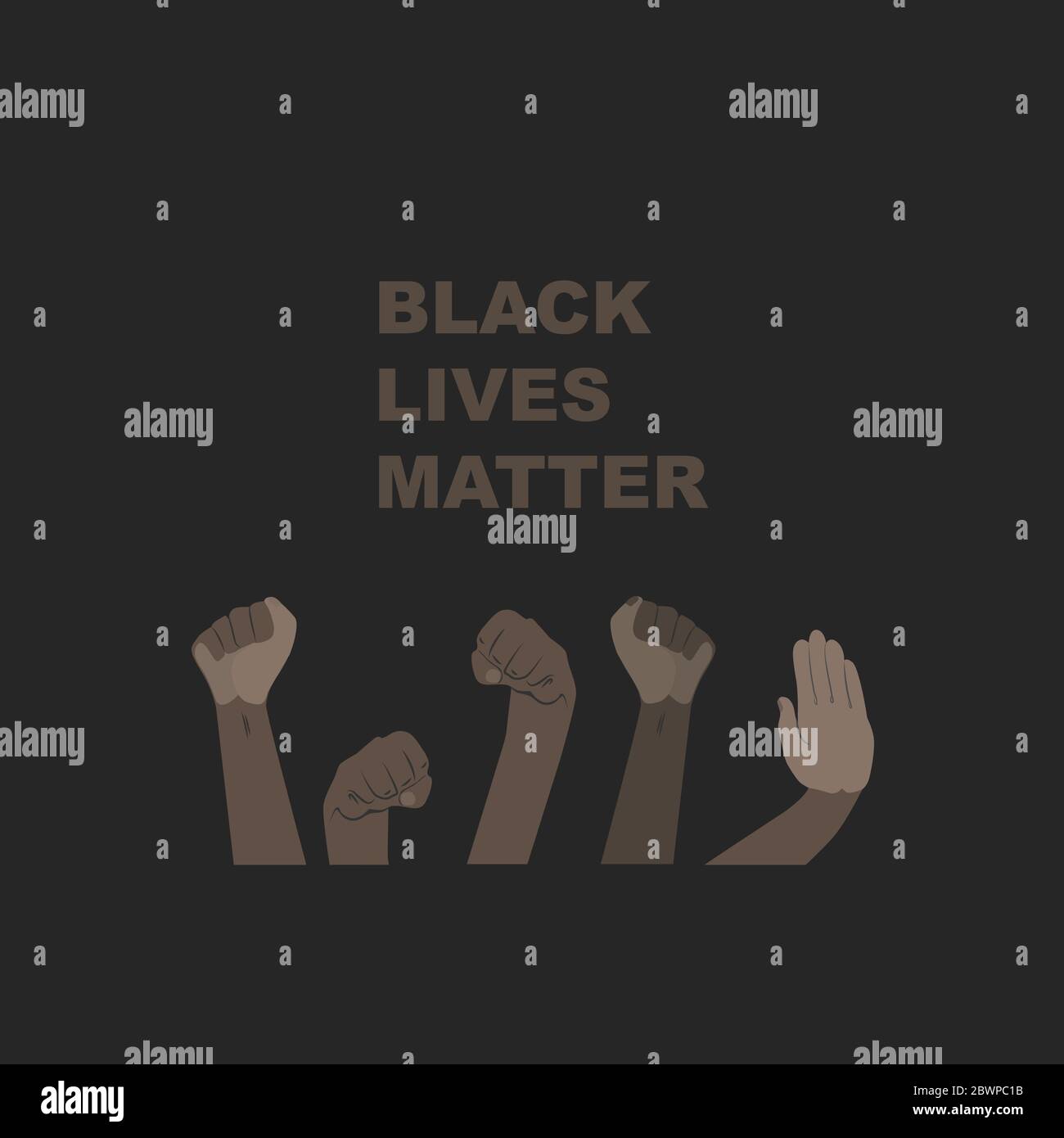 black lives matter Stock Vector