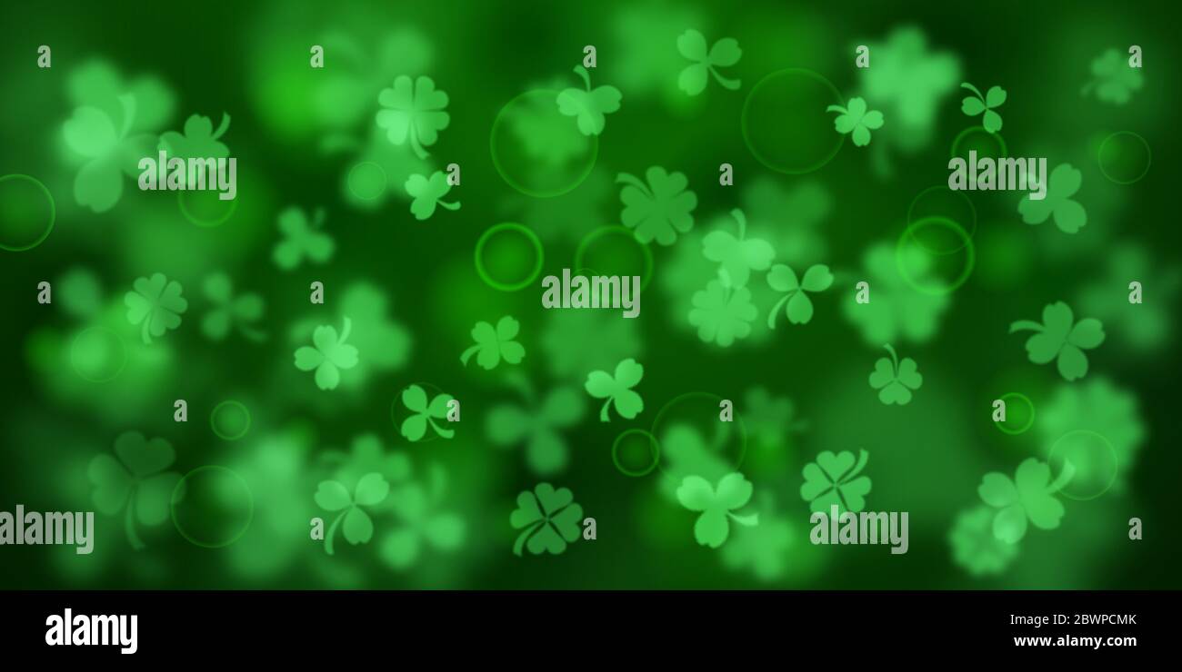 Blurry green leaves Stock Vector Images - Alamy