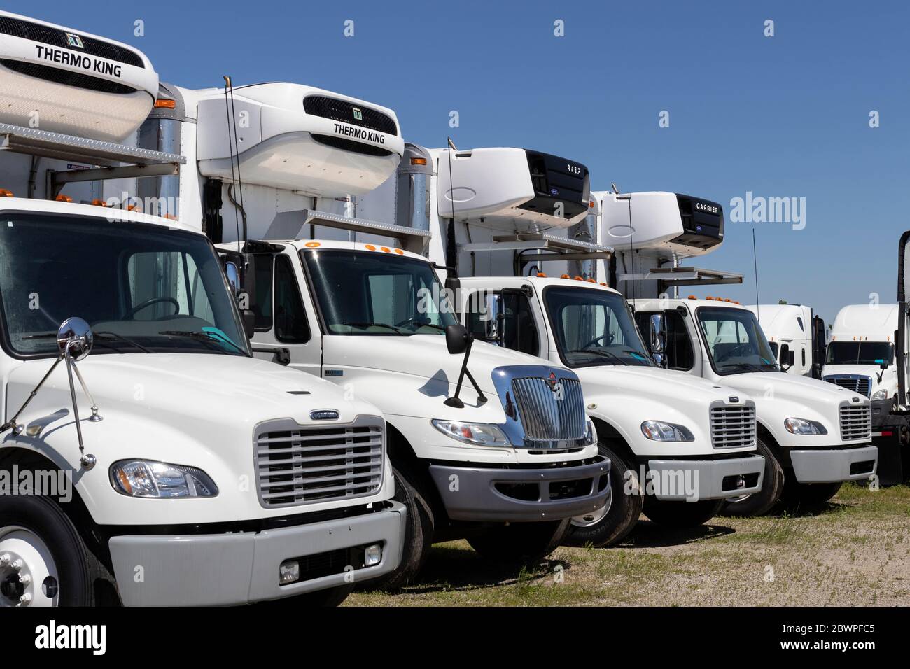 Indianapolis Circa June 2020 Freightliner and Navistar International