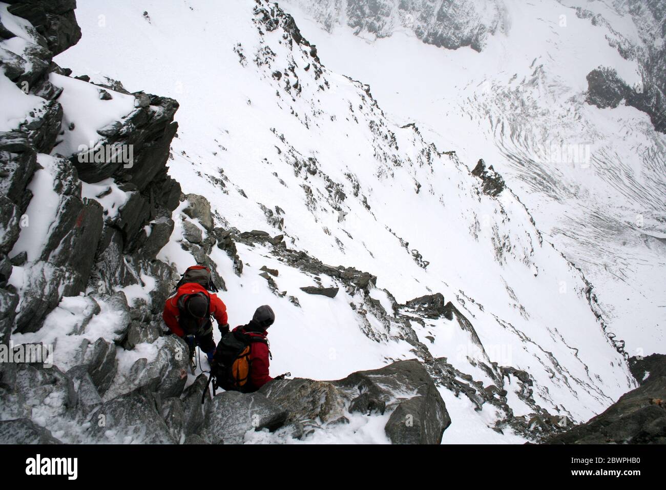 Mont blanc gouter route hi-res stock photography and images - Alamy
