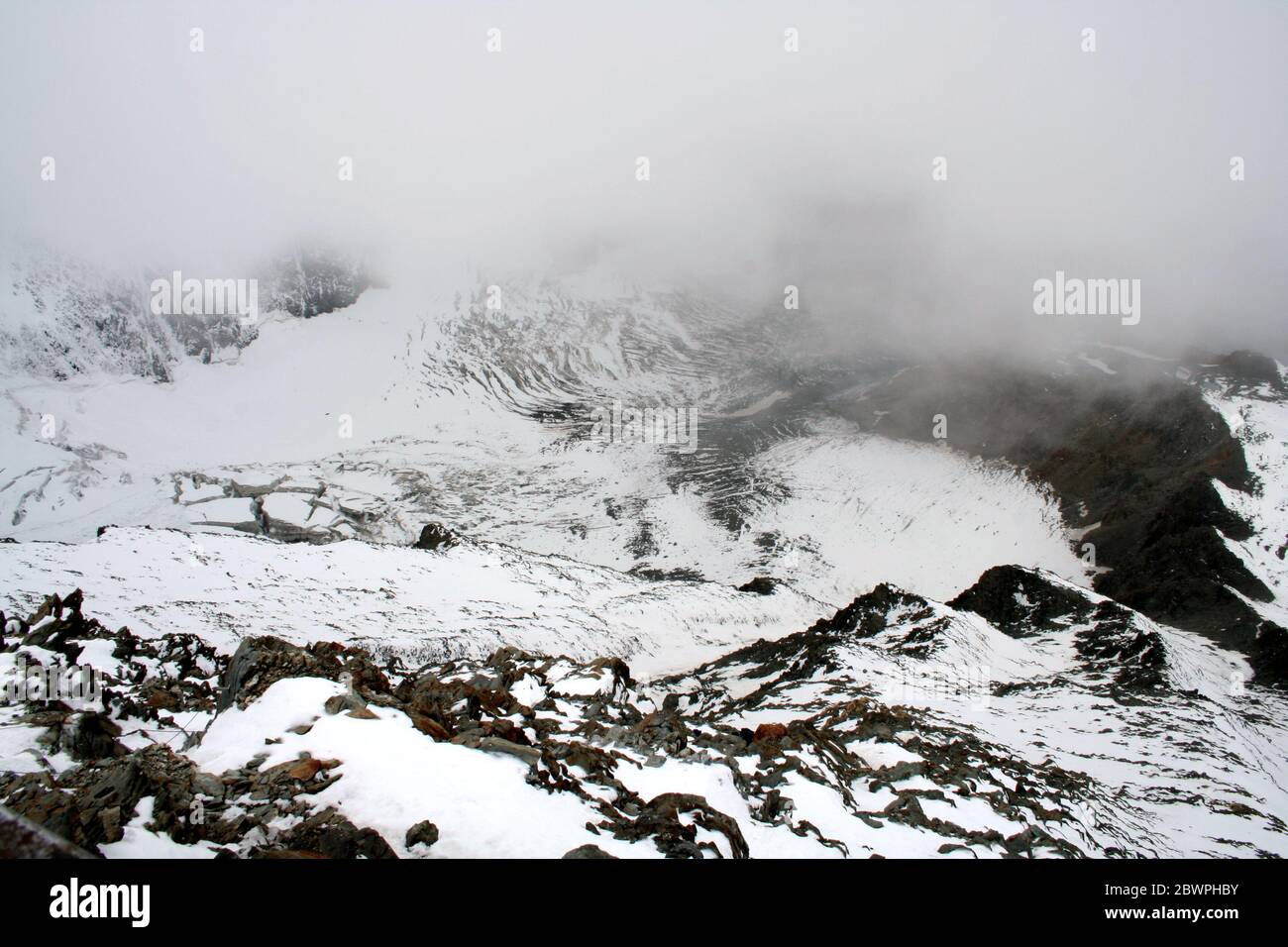 Mont blanc gouter route hi-res stock photography and images - Alamy