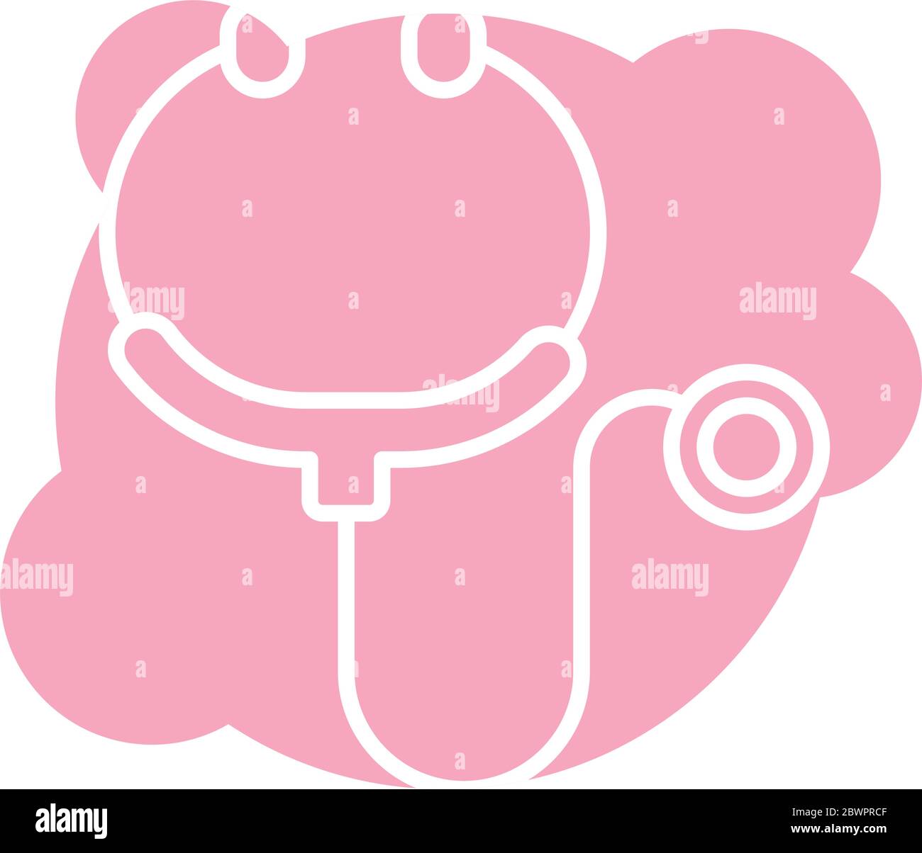 stethoscope medical block style icon Stock Vector Image & Art - Alamy