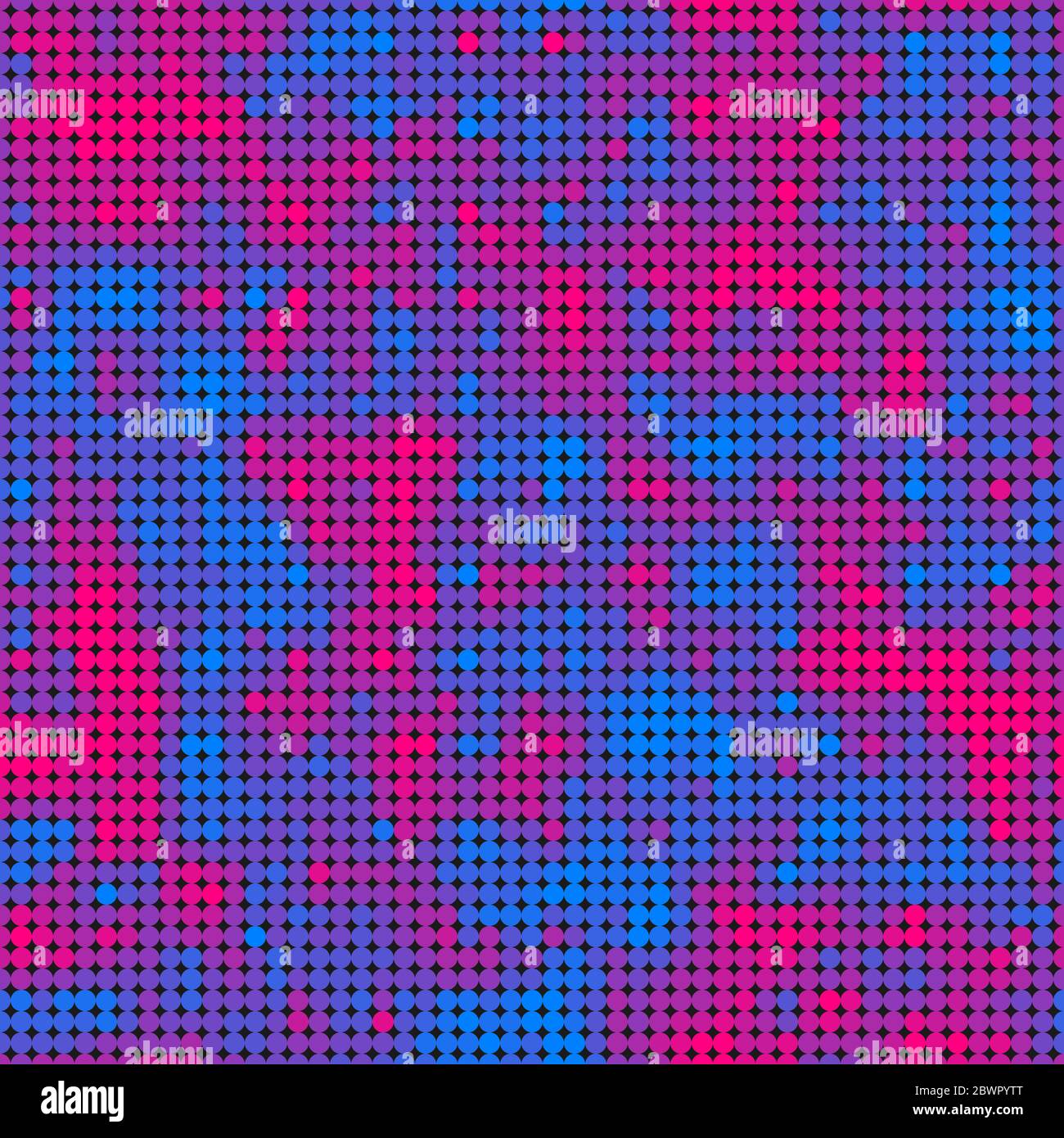 Abstract vector glitter background. Composition of glowing dots Stock