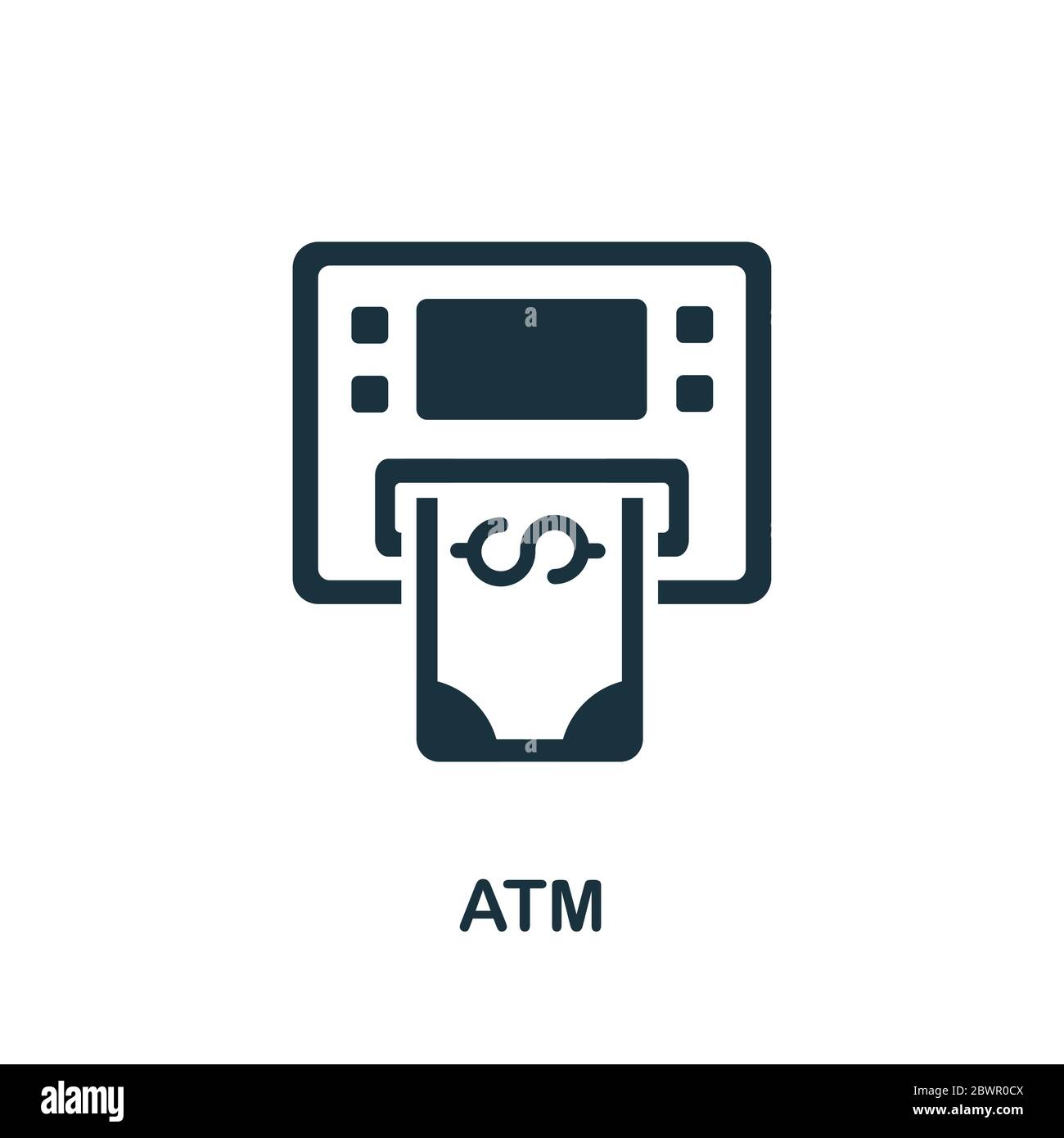 Atm Icon Simple Element From Banking Collection Creative Atm Icon For Web Design Templates Infographics And More Stock Vector Image Art Alamy