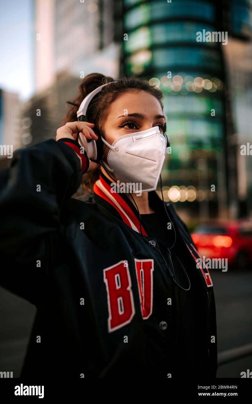 Girl In Mask High Resolution Stock Photography and Images - Alamy